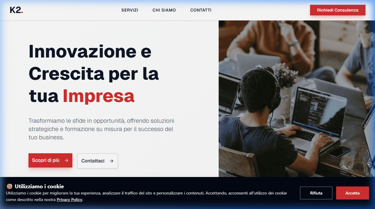 Screenshot di K2 Training Services